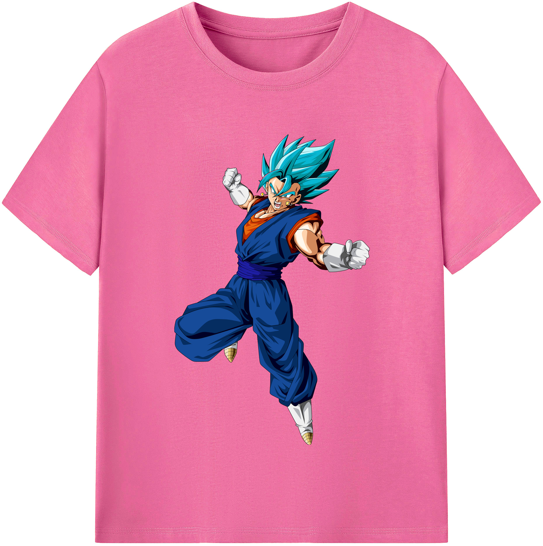 （画像用） ドラゴンボール ベジット DRAGON BALL Vegetto レディースカジュアルプリントTシャツ（綿100％）